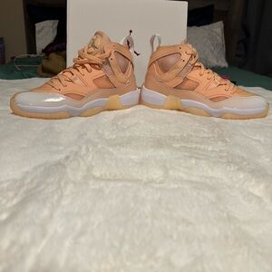 Women’s Jordans size 9 new never worn women’s Jordan shoe light peach color